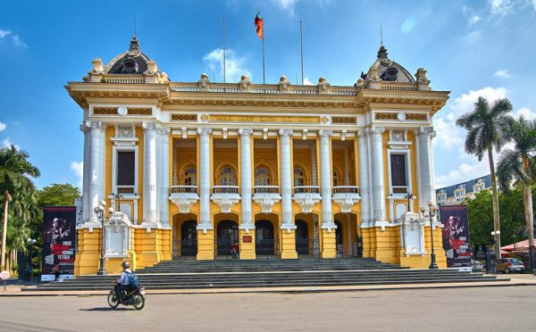 Hanoi Opera House Insight of Vietnam and Cambodia All Inclusive Family Holiday